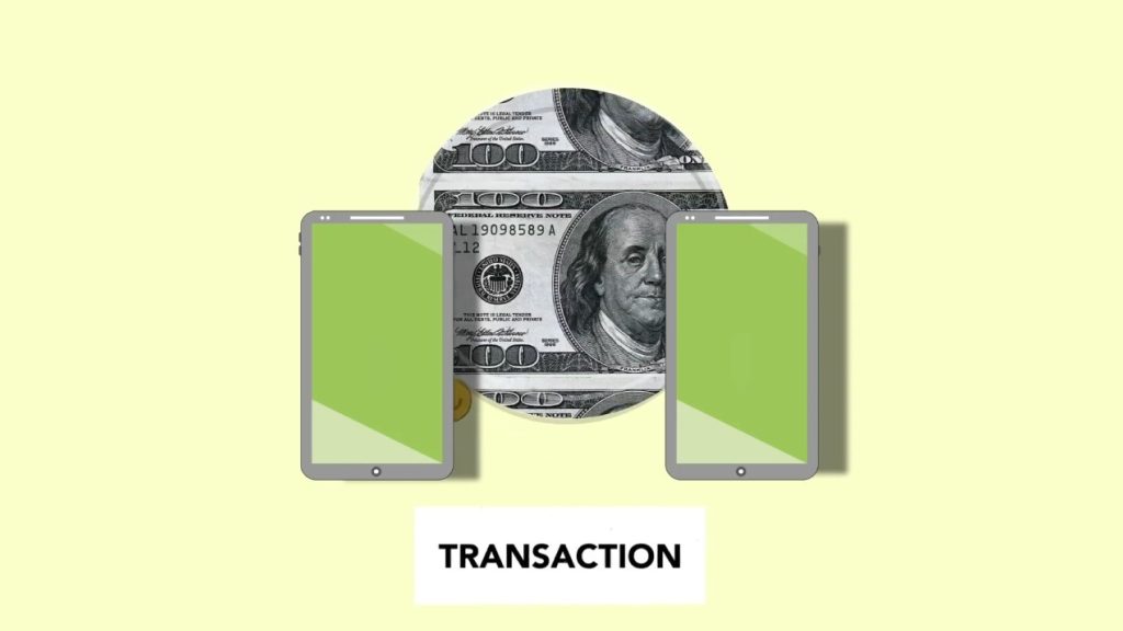 Isometric image of online money transfer via mobile phones on light background Image isométrique d'un transfert d'argent en ligne via des téléphones mobiles sur fond clair