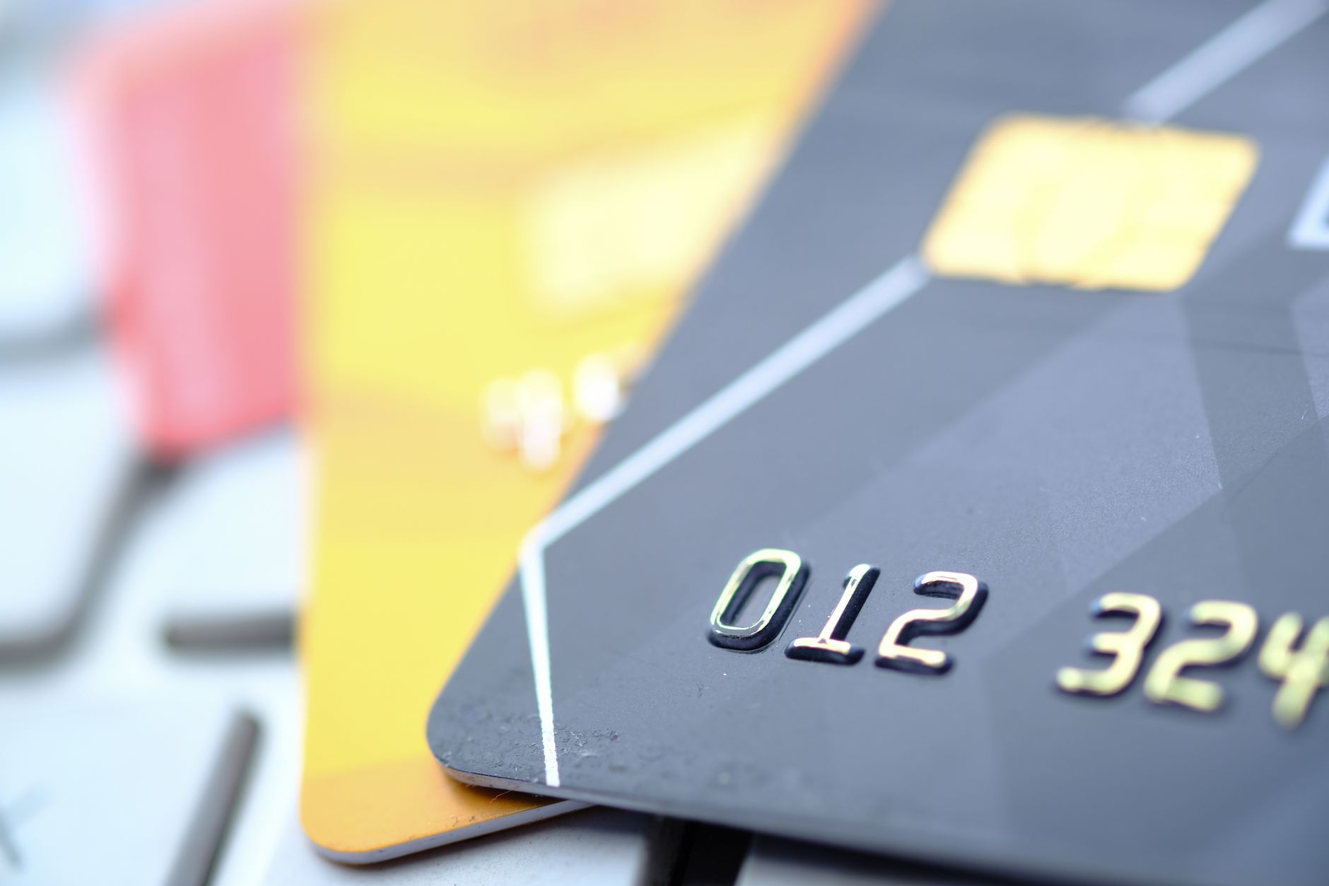 Cartes bancaires utilisées pour un paiement sécurisé