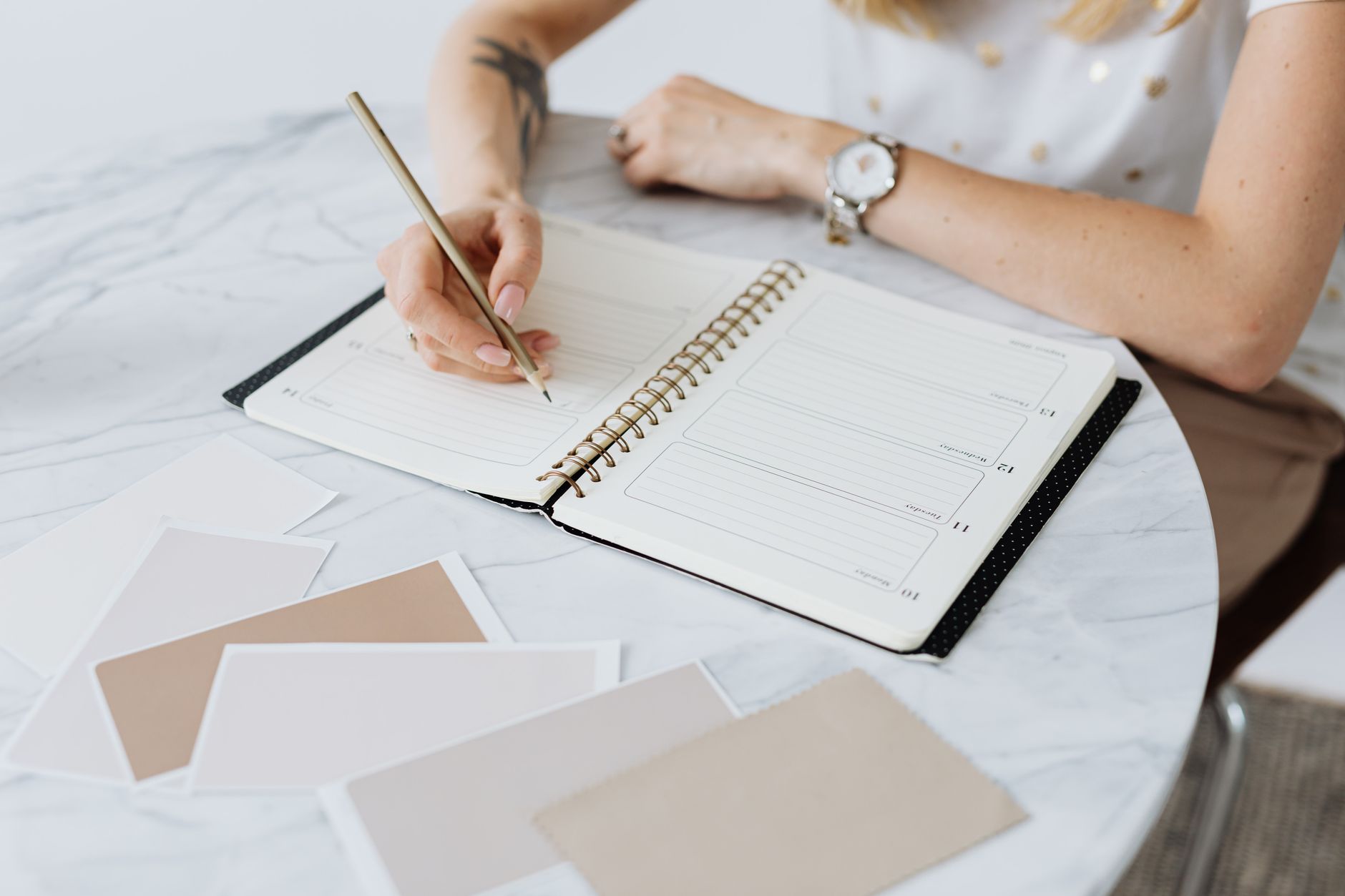 Organisation d un planning hebdomadaire au bureau